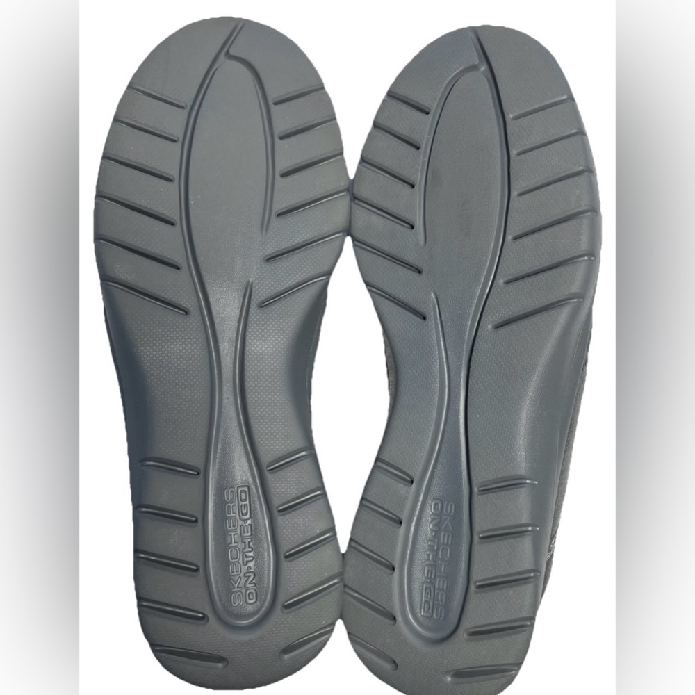 Skechers On The Go Flex Merit Slip In Shoes Charcoal Womens Size 8.5 NWOB Gray - Picture 7 of 8